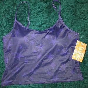 NWT Blue Stars Latter Back Top - Kortni Jeane
